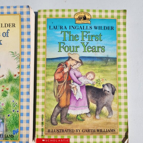 2 Book Bundle Lot Set Laura Ingalls Wilder Scholastic Chapter Books Young Adult - Picture 5 of 10